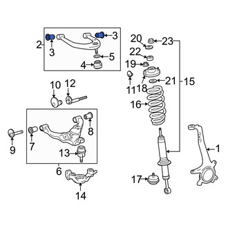 Toyota OE - Front Upper Suspension Control Arm Bushing