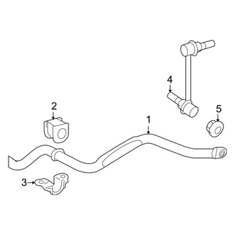 Toyota OE - Front Suspension - Stabilizer Bar & Components (4WD)