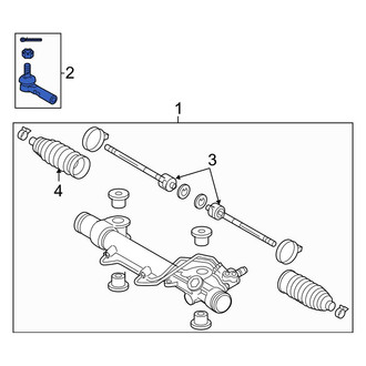 Toyota OE - Outer Steering Tie Rod End