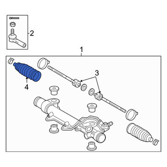 Toyota OE - Right Rack and Pinion Bellows