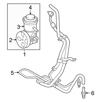 Toyota OE - Steering Gear & Linkage - Pump & Hoses (2.7L)