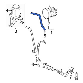 Toyota OE - Power Steering Reservoir Hose