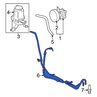 Toyota OE - Power Steering Pressure Hose