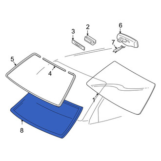 Toyota OE - Front Windshield Molding