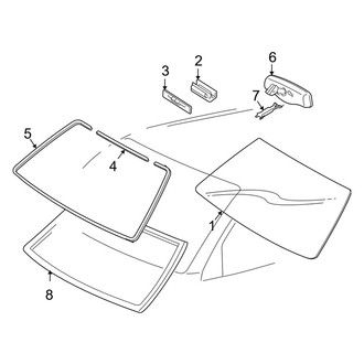 Toyota OE - Windshield - Glass
