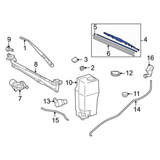 Toyota OE - Left Wiper Blade