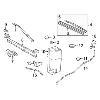 Toyota OE - Windshield - Wiper & Washer Components
