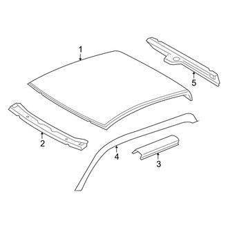 Toyota OE - Cab - Roof & Components (Regular Cab), (Regular Cab)