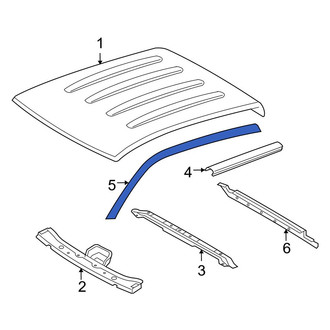 Toyota OE - Left Roof Drip Molding