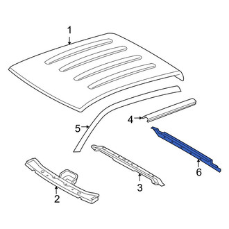 Toyota OE - Rear Roof Header Panel
