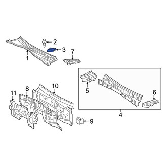 Toyota OE - Left Cowl Cover Seal