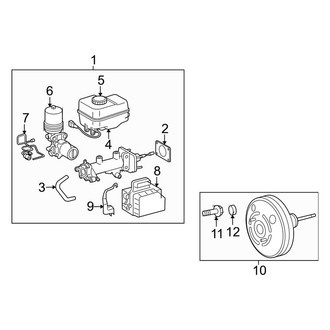 Toyota OE - Cab - Components on Dash Panel (With Stability Control)