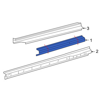 Toyota OE - Right Outer Rocker Panel