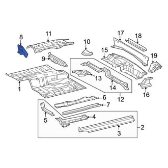 Toyota OE - Foot Rest