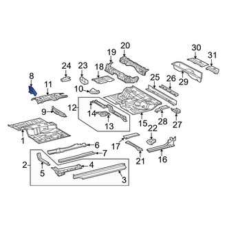 Toyota OE - Foot Rest