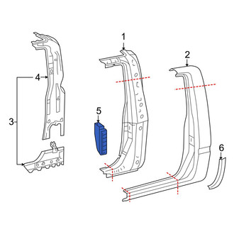 Toyota OE - Left Quarter Panel Vent
