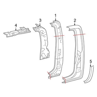 Toyota OE - Cab - Side Panel & Components (Access Cab)