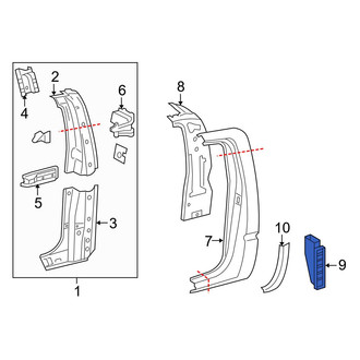 Toyota OE - Right Quarter Panel Vent