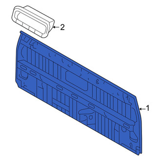 Toyota OE - Rear Truck Cab Back Panel