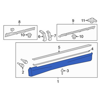 Toyota OE - Right Rocker Panel Guard