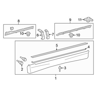 Toyota OE - Cab - Exterior Trim (X-Runner)