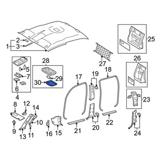 Toyota OE - Dome Light Lens