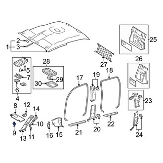 Toyota OE - Sun Visor Holder
