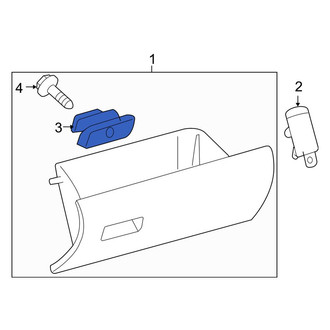 Toyota OE - Front Glove Box Latch