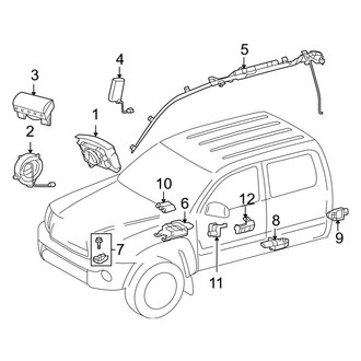 Toyota OE - Restraint Systems - Air Bag Components