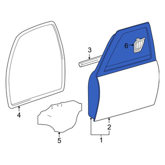 Toyota OE - Front Left Door Shell