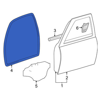 Toyota OE - Rear Right Outer Door Seal
