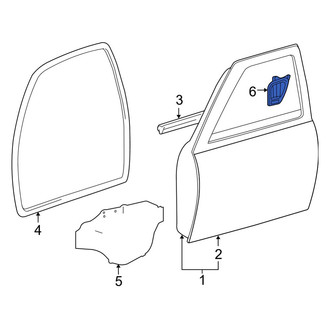 Toyota OE - Front Left Door Access Cover