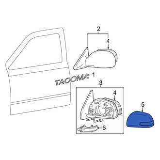 Toyota OE - Front Left Door Mirror Cover