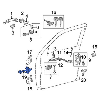 Toyota OE - Front Door Check
