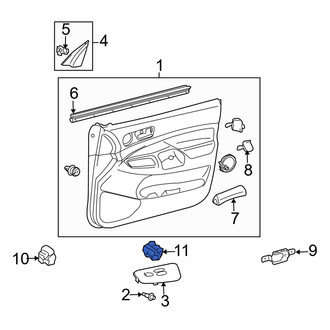 Toyota OE - Front Left Door Lock Switch