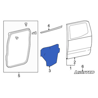 Toyota OE - Front Door Access Cover