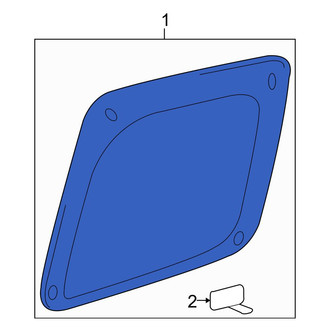 Toyota OE - Rear Left Door Glass