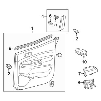 Toyota OE - Rear Door - Interior Trim (Base / Pre Runner Double Cab)