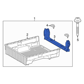 Toyota OE - Rear Truck Bed Floor Sill