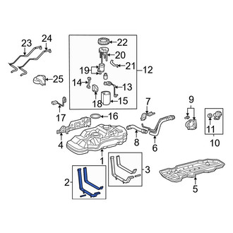 Toyota OE - Front Fuel Tank Strap