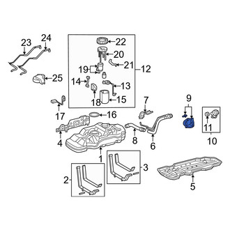 Toyota OE - Fuel Filler Housing