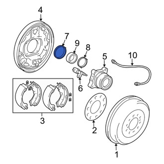 Toyota OE - Rear Drive Axle Shaft Seal