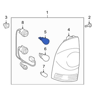 Toyota OE - Rear Tail Light Bulb