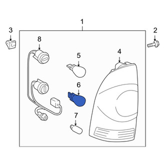 Toyota OE - Rear Tail Light Bulb