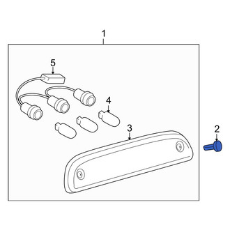 Toyota OE - Center High Mount Stop Light Grommet