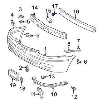 Toyota OE - Engine Mount Crossmember Bolt