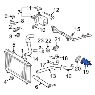 Toyota OE - Engine Coolant Outlet Flange