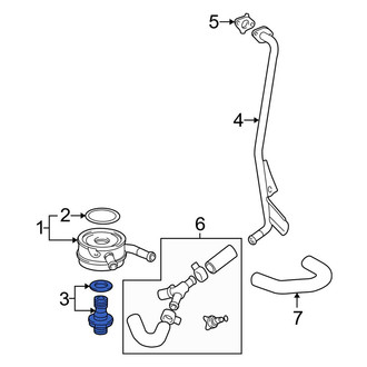 Toyota OE - Engine Oil Filter Adapter