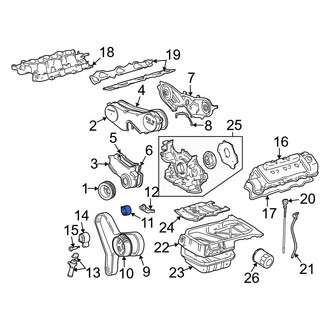 Toyota OE - Engine Timing Belt Idler