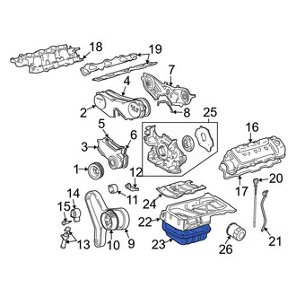 Toyota OE - Lower Engine Oil Pan